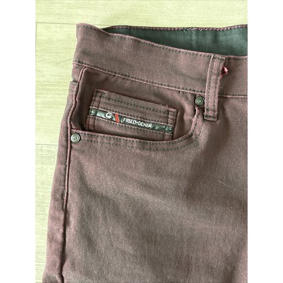 G Fried Denim Men’s 38X32 Jeans Brown Slim Stretch Pants Comfort - Picture 6 of 7